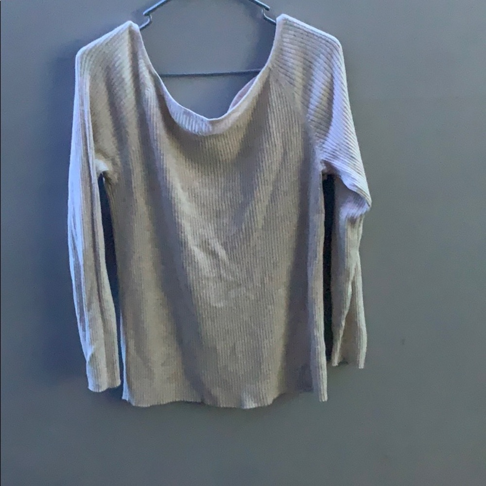 Off The Shoulder long Sleeve Sweater